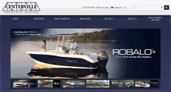 Desktop Screenshot of centervillemarina.com